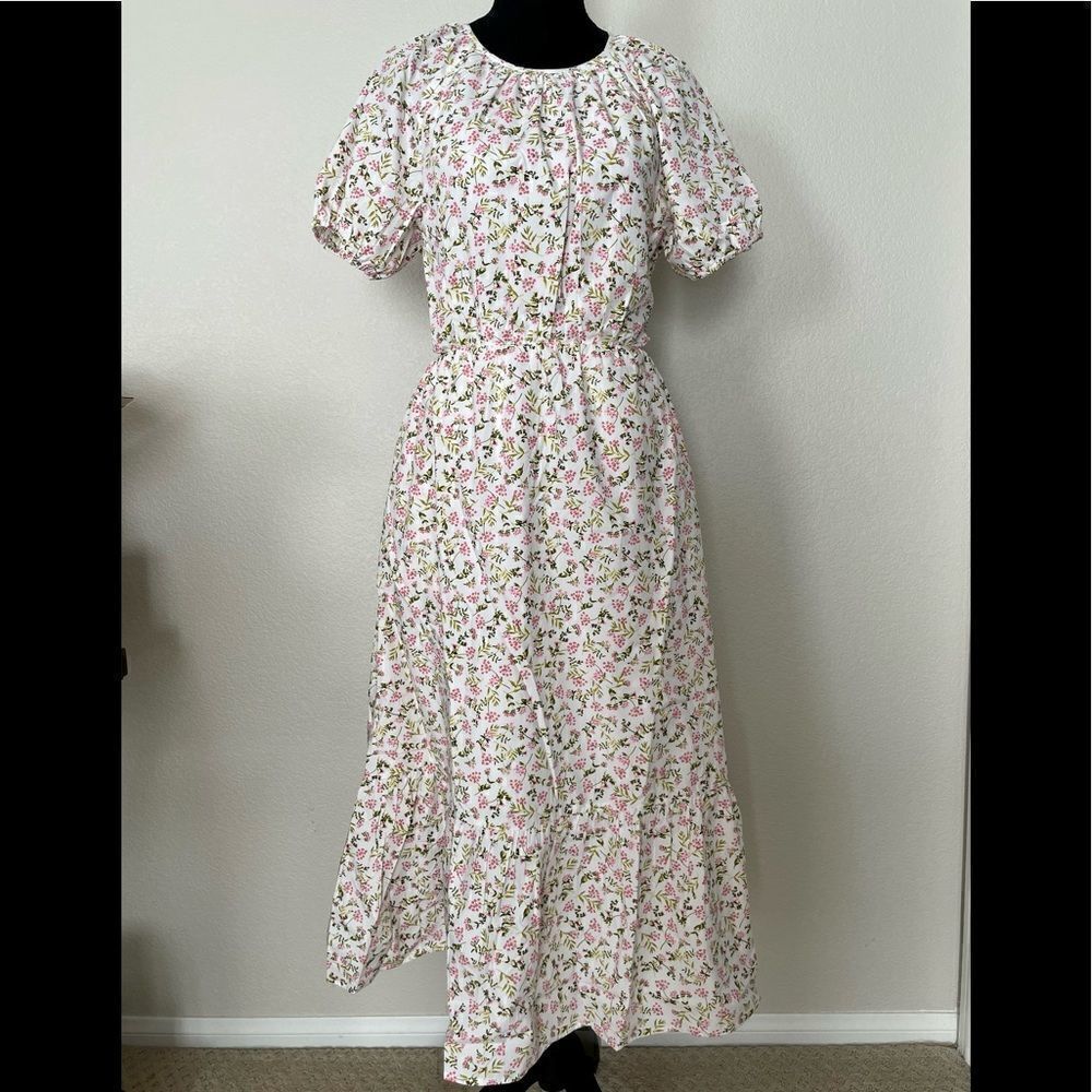 NWT J.Crew Side-Cutout Poplin Dress